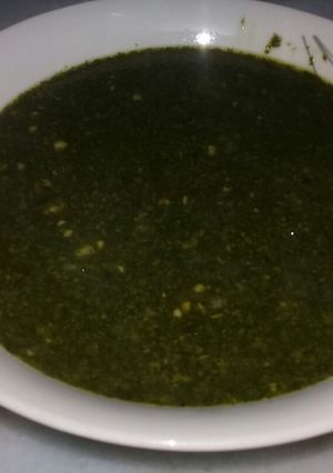 صورة لوصفة ملوخيه طازجه