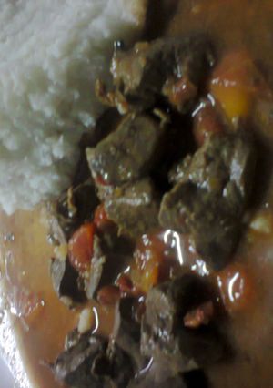 A picture of Wet fry Liver (With gravy).