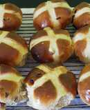 Panes de Pascua de Gran Bretaña (Hot Cross Buns)