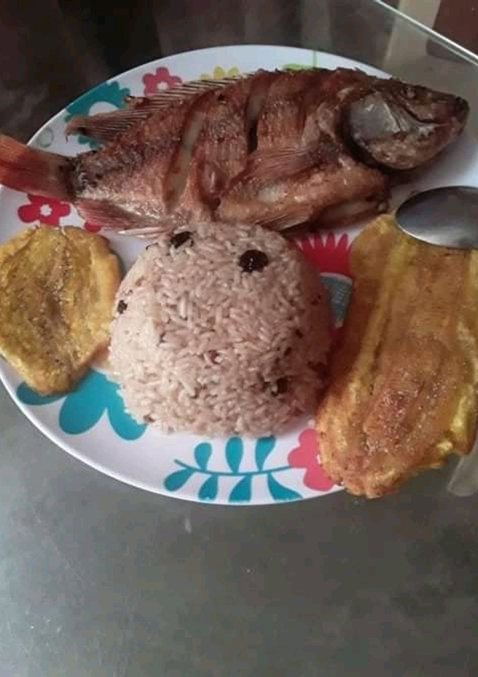 Una foto de Arroz de coco a mi estilo