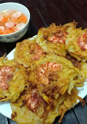 Hình của món Bánh tôm hồ Tây.