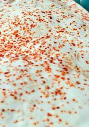 A picture of Bread Dahi Vada.