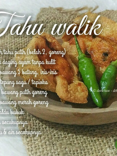 Foto resep Tahu Walik