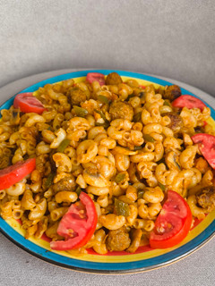 عکسی از دستور ماکارونی با گوشت قلقلی