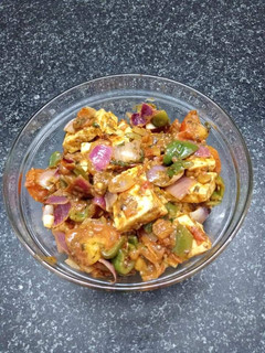 A picture of Kadhai Paneer !.