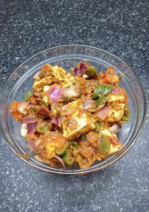 A picture of Kadhai Paneer !.