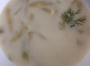 Habart zöldbableves recept fotója