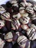 Galletas de vainilla con chocolate