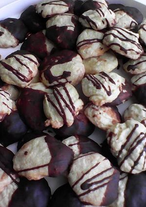 Una foto de Galletas de vainilla con chocolate