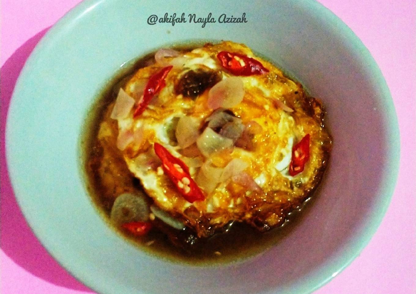 61.Telur ceplok asam jawa