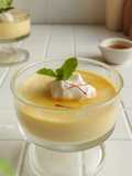 Saffron Panna Cotta