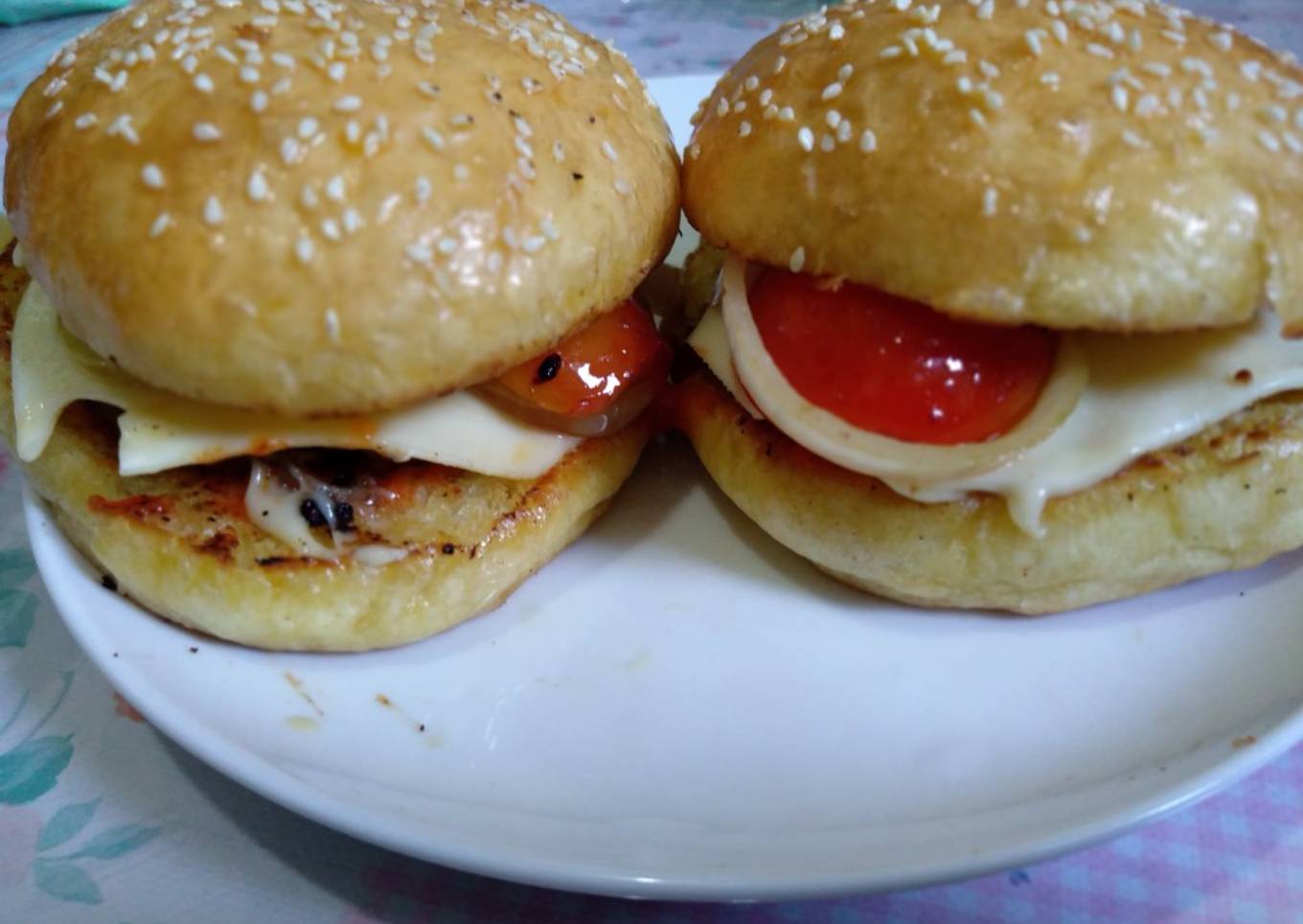 Burger homemade