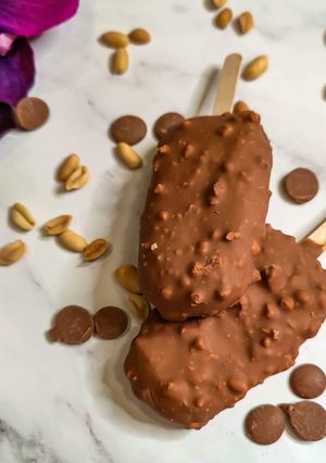 Une photo de 🤩🤩 Magnum maison façon snickers 🤩🤩