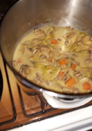 Une photo de Blanquette de veau à l'ancienne