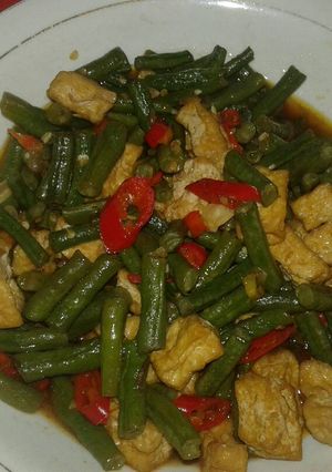 Foto resep Oseng2 kacang panjang tahu simpel