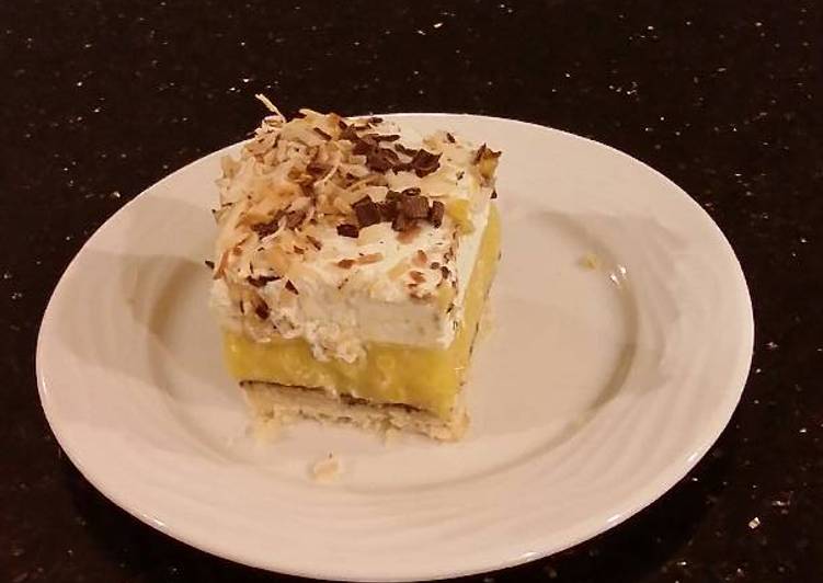 Recipe of Appetizing Coconut Cream Pie Bars