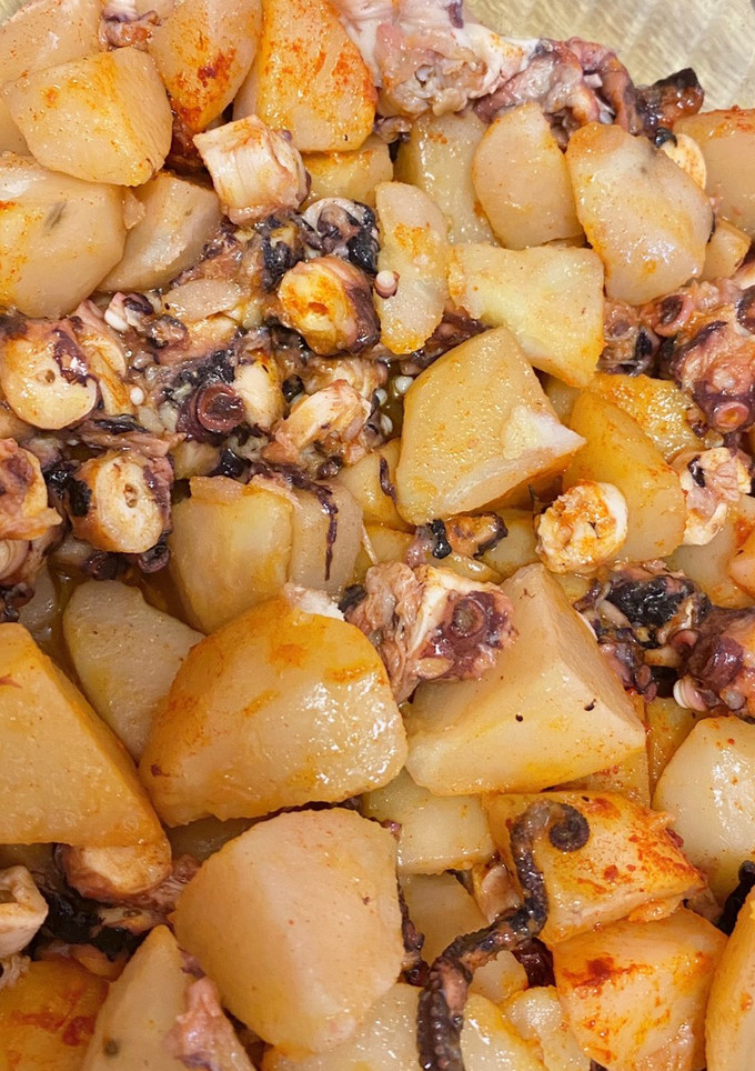 Una foto de Pulpo a feira