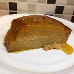 Una foto de Flan de dulce de leche