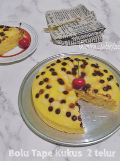 Foto resep Bolu Tape Kukus Simpel ||Tanpa SP, 2 telur