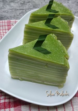 Foto resep Lapis Hula-Hula Pandan