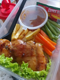 Foto resep (555) Chicken Steak with BBQ Sauce