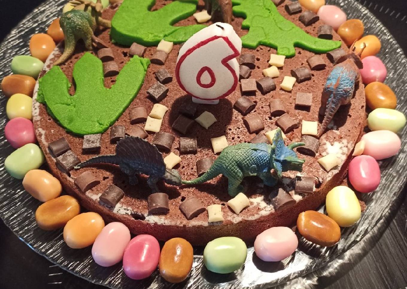 Gâteau au chocolat et à la compote de pommes