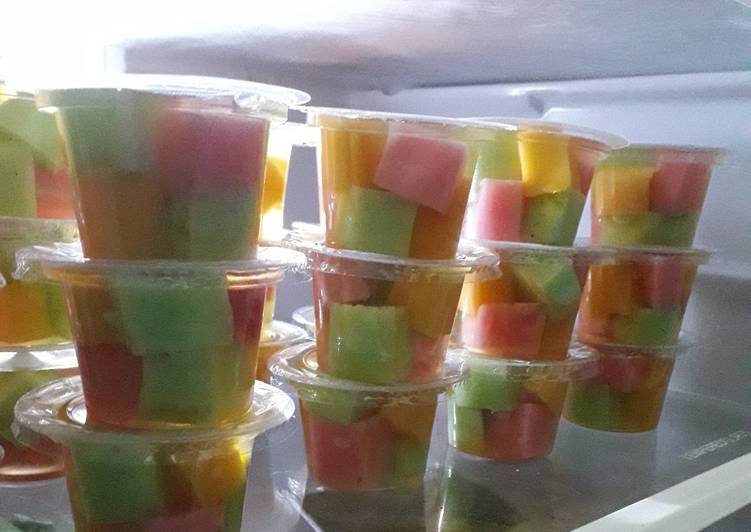 Resep Puding kaca mozaik, Lezat