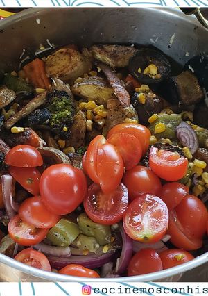 Una foto de Ensalada de Vegetales Asados