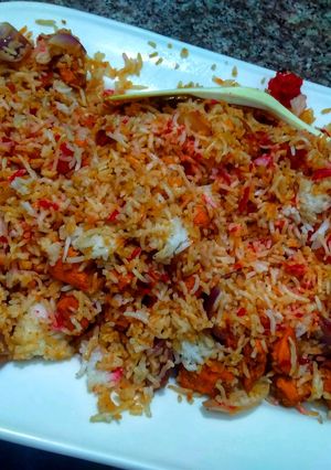 A picture of B.B.Q Biryani.