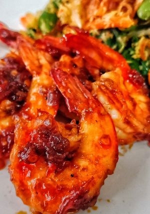 Foto resep Udang Bakar Sambal Terasi Ala Chef Degan