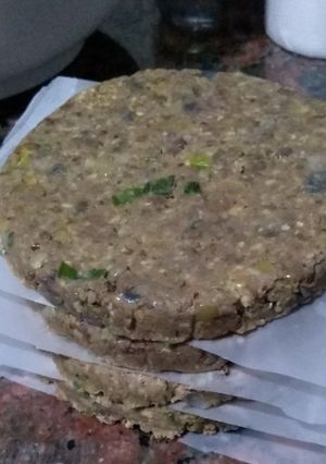 Una foto de Hamburguesas de lentejas