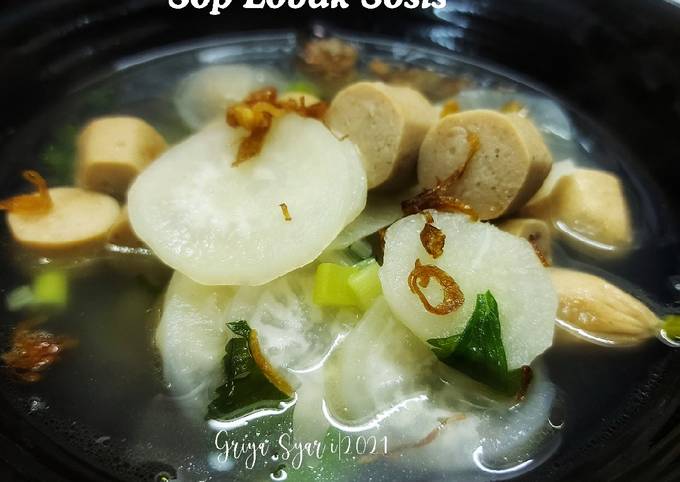 Resep Sop Lobak Sosis