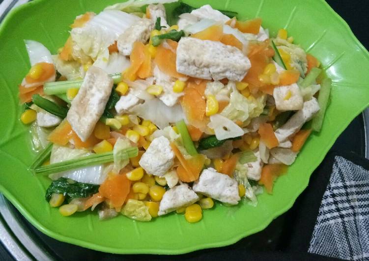 Resep 176. Oseng Tahu Sayur yang Lezat Sekali