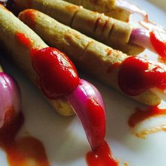 A picture of Severed Halloween Fingers.