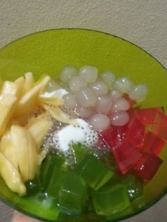 Hình của món Sữa chua mít.