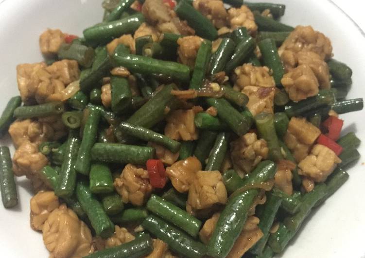 Oseng Tempe Kacang Panjang Oseng Tempe Kacang Panjang