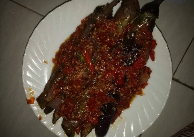 Ternyata ini loh! Bagaimana cara memasak Sambal terong ungu  enak