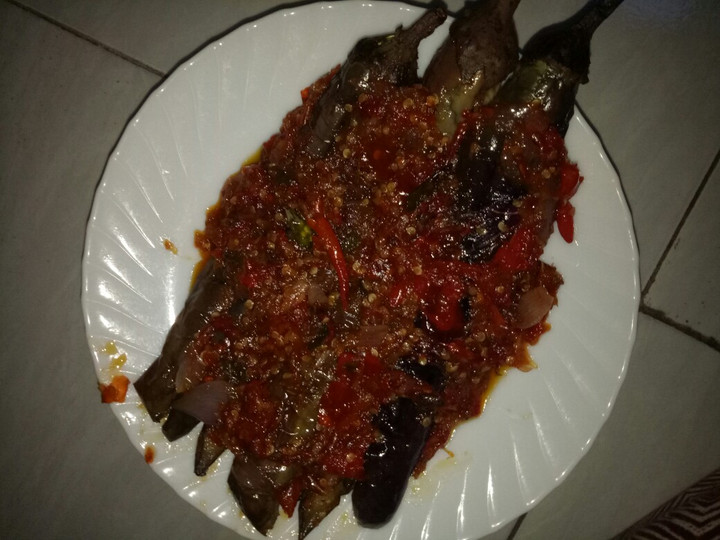 Ternyata ini loh! Bagaimana cara memasak Sambal terong ungu  enak