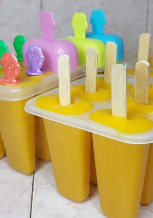 Foto resep Es krim mangga superrr simple