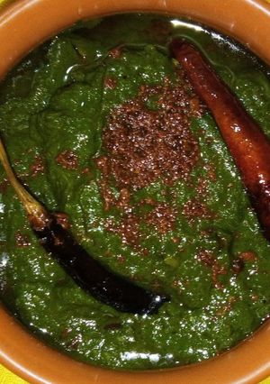A picture of Sarso Ka Saag.