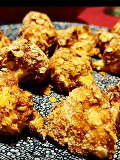 Una foto de Alitas de coliflor con salsa barbacoa 🍗