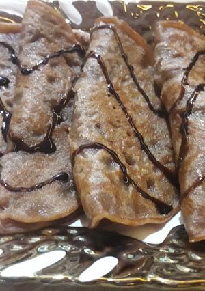 A picture of Chocolate pancakes.