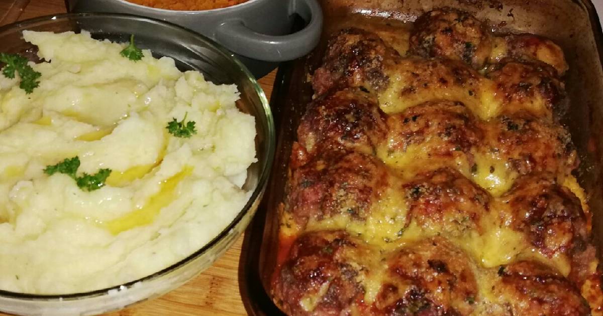 Meatball parm casserole Recipe by Mary Nyemba Sithole Cookpad