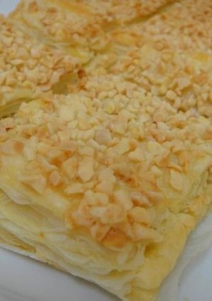超簡易♫杏仁千層酥派❤ 的食譜成品照片