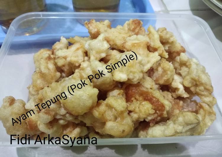 Resep Ayam Tepung (Pok pok) Simple Lezat