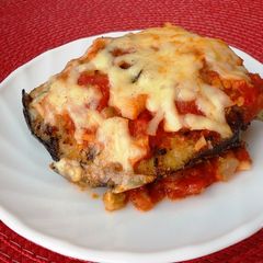 A picture of Eggplant Parmesan.