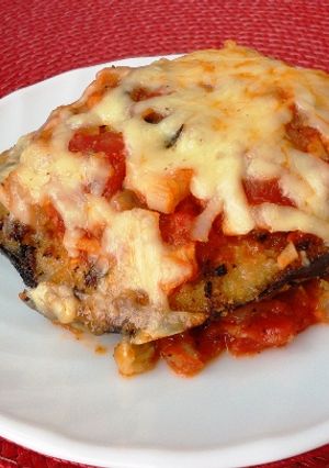 A picture of Eggplant Parmesan.