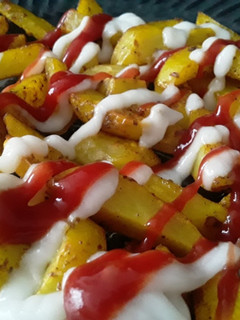 Una foto de Papas "fritas"🍟Antojo Paposo😋😊😋