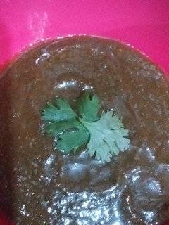 A picture of Tamarind and Garlic Chutney.