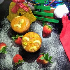 A picture of Mawa muffins.